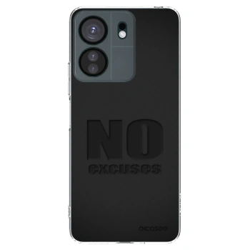 Picasee átlátszó szilikon tok az alábbi mobiltelefonokra Xiaomi Redmi 13C 4G - No Excuses