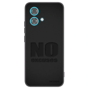 Picasee fekete szilikon tok az alábbi mobiltelefonokra Motorola Edge 40 Neo - No Excuses