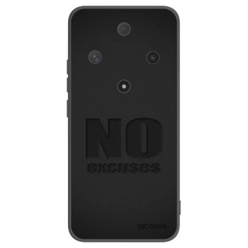Picasee fekete szilikon tok az alábbi mobiltelefonokra Honor Magic6 Lite 5G - No Excuses