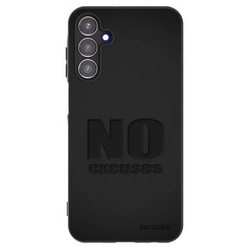 Picasee fekete szilikon tok az alábbi mobiltelefonokra Samsung Galaxy A15 A156B 5G - No Excuses