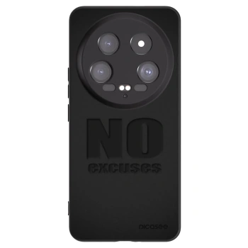 Picasee fekete szilikon tok az alábbi mobiltelefonokra Xiaomi 14 Ultra - No Excuses