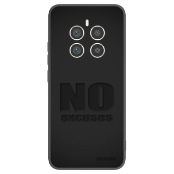Picasee fekete szilikon tok az alábbi mobiltelefonokra Realme 12 Pro 5G - No Excuses