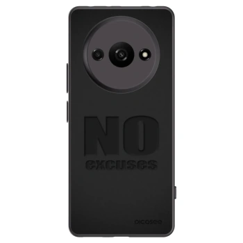 Picasee fekete szilikon tok az alábbi mobiltelefonokra Xiaomi Redmi A3 - No Excuses