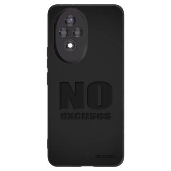 Picasee fekete szilikon tok az alábbi mobiltelefonokra Honor 200 Pro 5G - No Excuses