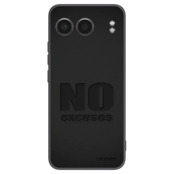 Picasee fekete szilikon tok az alábbi mobiltelefonokra OnePlus Nord 4 - No Excuses