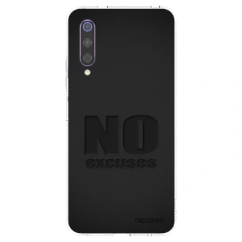 Picasee átlátszó szilikon tok az alábbi mobiltelefonokra Xiaomi Mi 9 - No Excuses