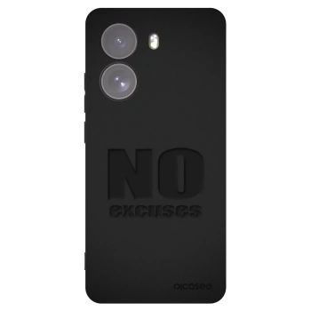 Picasee fekete szilikon tok az alábbi mobiltelefonokra Xiaomi Poco X7 - No Excuses