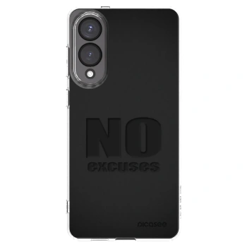 Picasee átlátszó szilikon tok az alábbi mobiltelefonokra Samsung Galaxy S25 Edge 5G - No Excuses