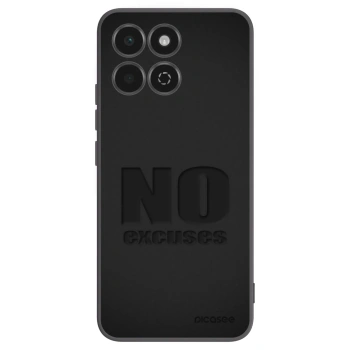 Picasee fekete szilikon tok az alábbi mobiltelefonokra Honor 200 Smart 5G - No Excuses