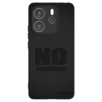 Picasee fekete szilikon tok az alábbi mobiltelefonokra Xiaomi Redmi Note 14 4G - No Excuses