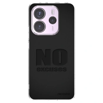 Picasee átlátszó szilikon tok az alábbi mobiltelefonokra Xiaomi Redmi Note 14 4G - No Excuses