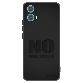 Picasee fekete szilikon tok az alábbi mobiltelefonokra Motorola Moto G34 5G - No Excuses