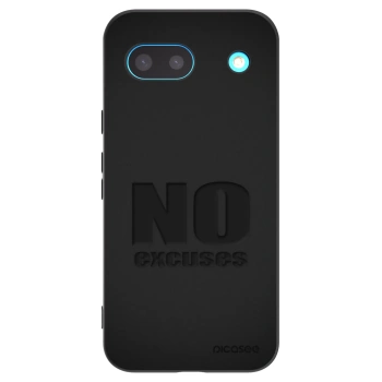 Picasee fekete szilikon tok az alábbi mobiltelefonokra Google Pixel 8a - No Excuses