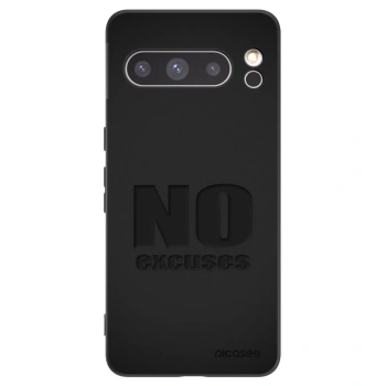 Picasee fekete szilikon tok az alábbi mobiltelefonokra Google Pixel 8 Pro - No Excuses