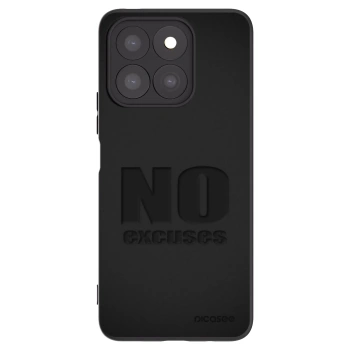 Picasee fekete szilikon tok az alábbi mobiltelefonokra Honor X8c - No Excuses