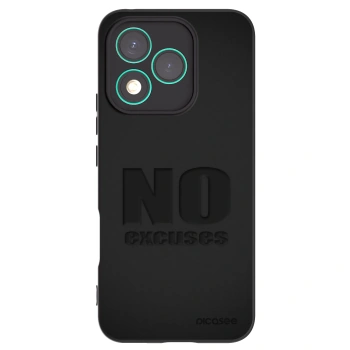 Picasee fekete szilikon tok az alábbi mobiltelefonokra Honor 400 Lite 5G - No Excuses