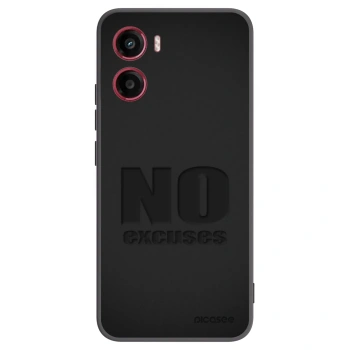 Picasee fekete szilikon tok az alábbi mobiltelefonokra Motorola Moto G05 - No Excuses