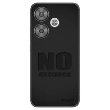 Picasee fekete szilikon tok az alábbi mobiltelefonokra Xiaomi Poco F6 - No Excuses