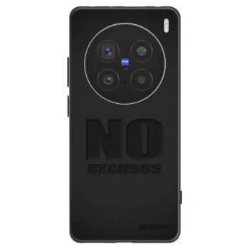 Picasee fekete szilikon tok az alábbi mobiltelefonokra Vivo X200 Pro - No Excuses