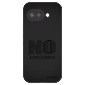 Picasee fekete szilikon tok az alábbi mobiltelefonokra Google Pixel 9a - No Excuses
