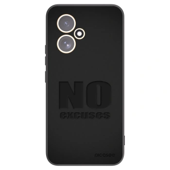 Picasee fekete szilikon tok az alábbi mobiltelefonokra Honor 400 5G - No Excuses