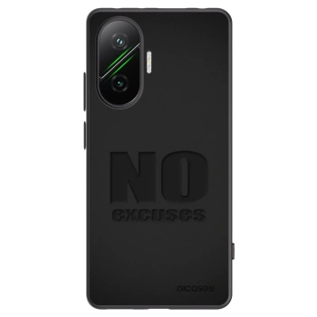 Picasee fekete szilikon tok az alábbi mobiltelefonokra Xiaomi Poco F7 5G - No Excuses