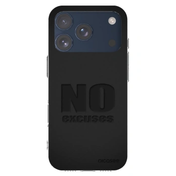 Picasee átlátszó szilikon tok az alábbi mobiltelefonokra Apple iPhone 17 Pro - No Excuses