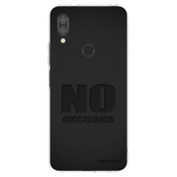 Picasee átlátszó szilikon tok az alábbi mobiltelefonokra Xiaomi Redmi 7 - No Excuses