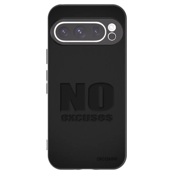 Picasee fekete szilikon tok az alábbi mobiltelefonokra Google Pixel 9 Pro XL - No Excuses