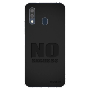 Picasee átlátszó szilikon tok az alábbi mobiltelefonokra Samsung Galaxy A40 A405F - No Excuses