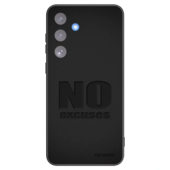 Picasee fekete szilikon tok az alábbi mobiltelefonokra Samsung Galaxy S25 FE 5G - No Excuses