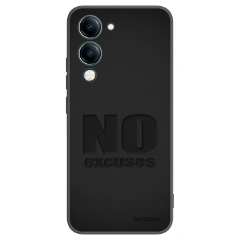 Picasee fekete szilikon tok az alábbi mobiltelefonokra Vivo Y29s 5G - No Excuses
