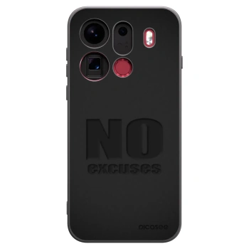 Picasee fekete szilikon tok az alábbi mobiltelefonokra OPPO Find X9 Pro - No Excuses