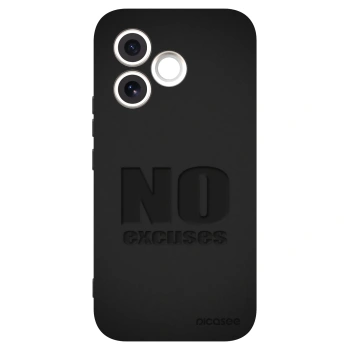 Picasee fekete szilikon tok az alábbi mobiltelefonokra Honor 600 Lite - No Excuses