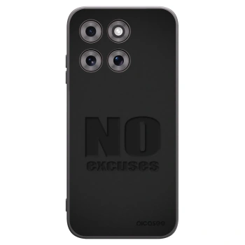 Picasee fekete szilikon tok az alábbi mobiltelefonokra Motorola Moto G77 - No Excuses