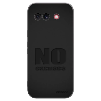Picasee fekete szilikon tok az alábbi mobiltelefonokra Google Pixel 10a - No Excuses