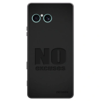 Picasee fekete szilikon tok az alábbi mobiltelefonokra Sony Xperia 10 VII - No Excuses