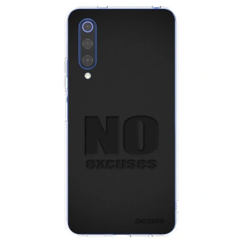 Picasee átlátszó szilikon tok az alábbi mobiltelefonokra Xiaomi Mi 9 SE - No Excuses