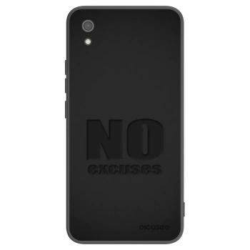 Picasee fekete szilikon tok az alábbi mobiltelefonokra Xiaomi Redmi 7A - No Excuses