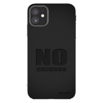 Picasee átlátszó szilikon tok az alábbi mobiltelefonokra Apple iPhone 11 - No Excuses