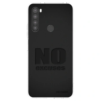 Picasee átlátszó szilikon tok az alábbi mobiltelefonokra Xiaomi Redmi Note 8 - No Excuses