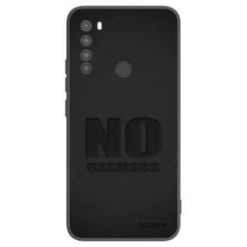 Picasee fekete szilikon tok az alábbi mobiltelefonokra Xiaomi Redmi Note 8 - No Excuses