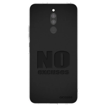 Picasee átlátszó szilikon tok az alábbi mobiltelefonokra Xiaomi Redmi 8 - No Excuses