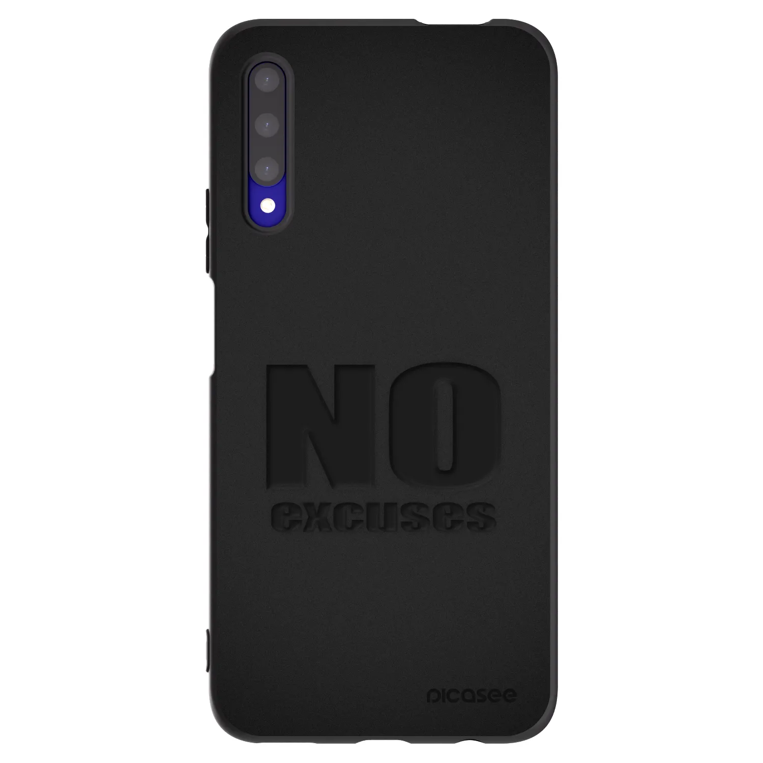 Picasee fekete szilikon tok az alábbi mobiltelefonokra Honor 9X Pro - No Excuses