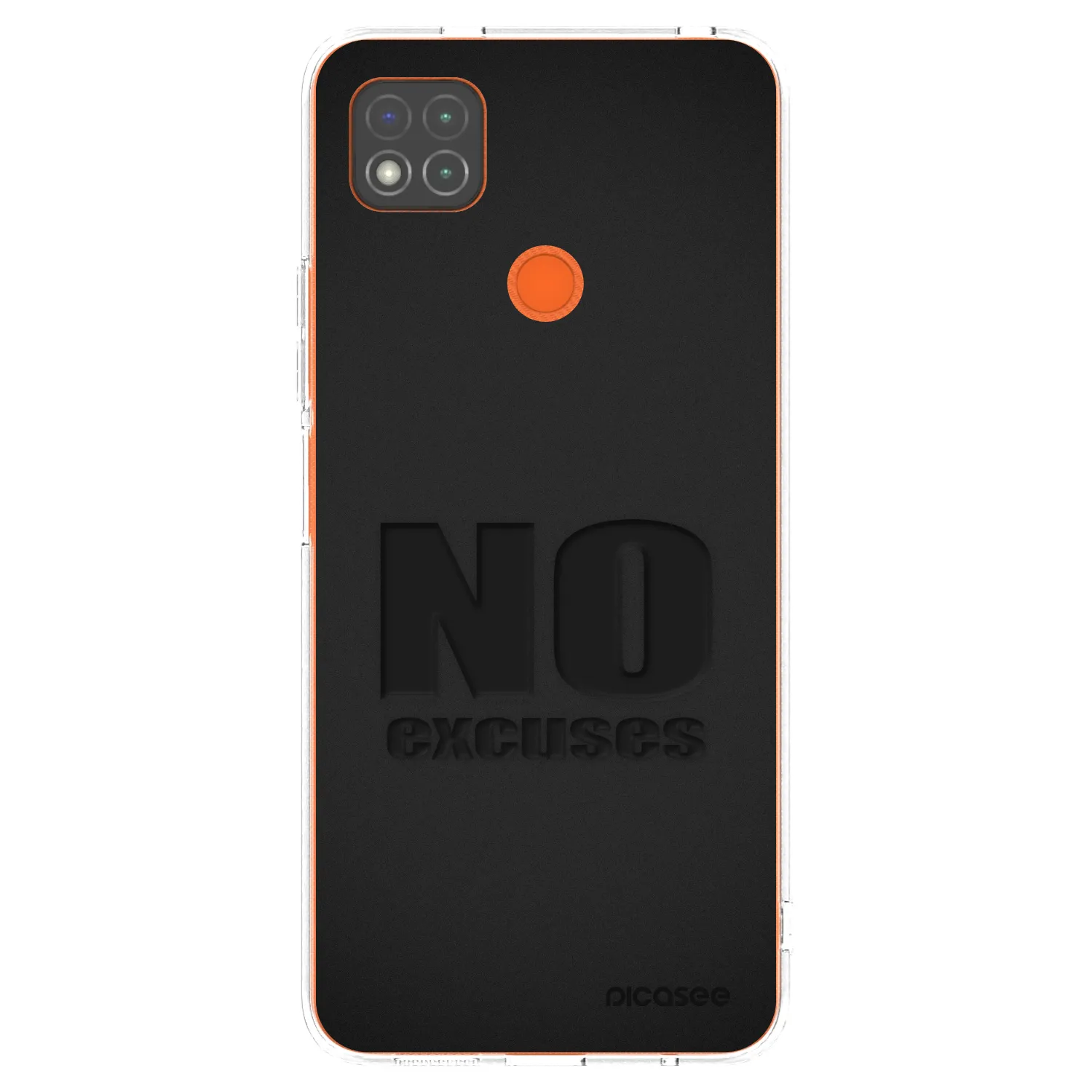 Picasee átlátszó szilikon tok az alábbi mobiltelefonokra Xiaomi Redmi 9C - No Excuses