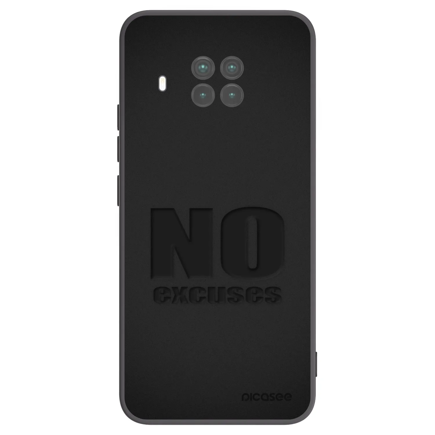 Picasee fekete szilikon tok az alábbi mobiltelefonokra Xiaomi Mi 10T Lite - No Excuses