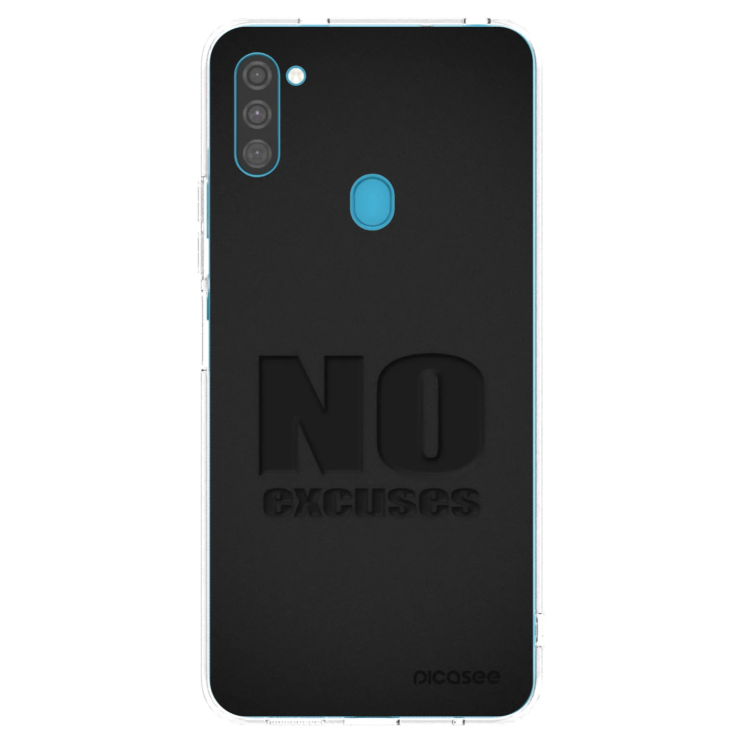 Picasee átlátszó szilikon tok az alábbi mobiltelefonokra Samsung Galaxy M11 - No Excuses