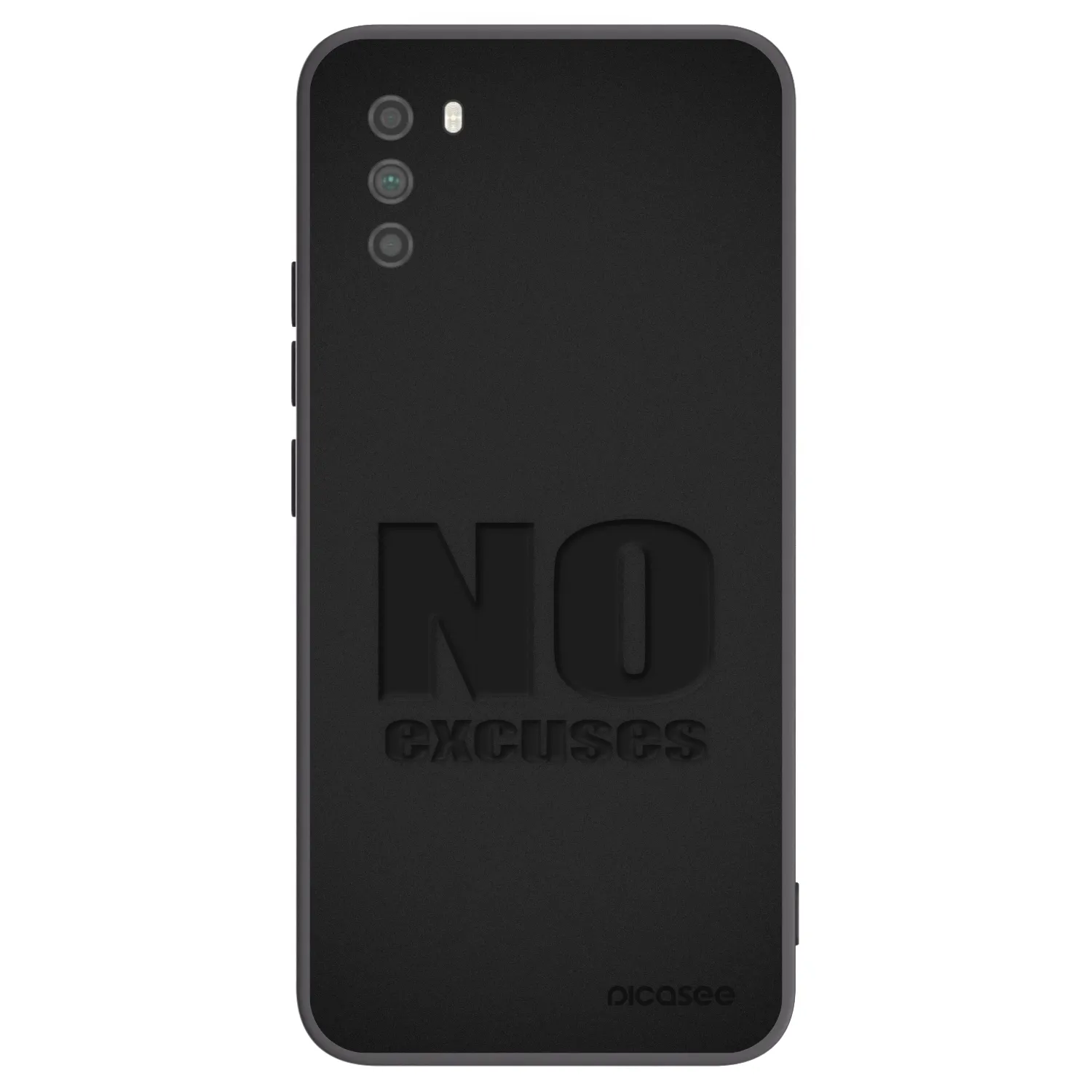 Picasee fekete szilikon tok az alábbi mobiltelefonokra Xiaomi Poco M3 - No Excuses