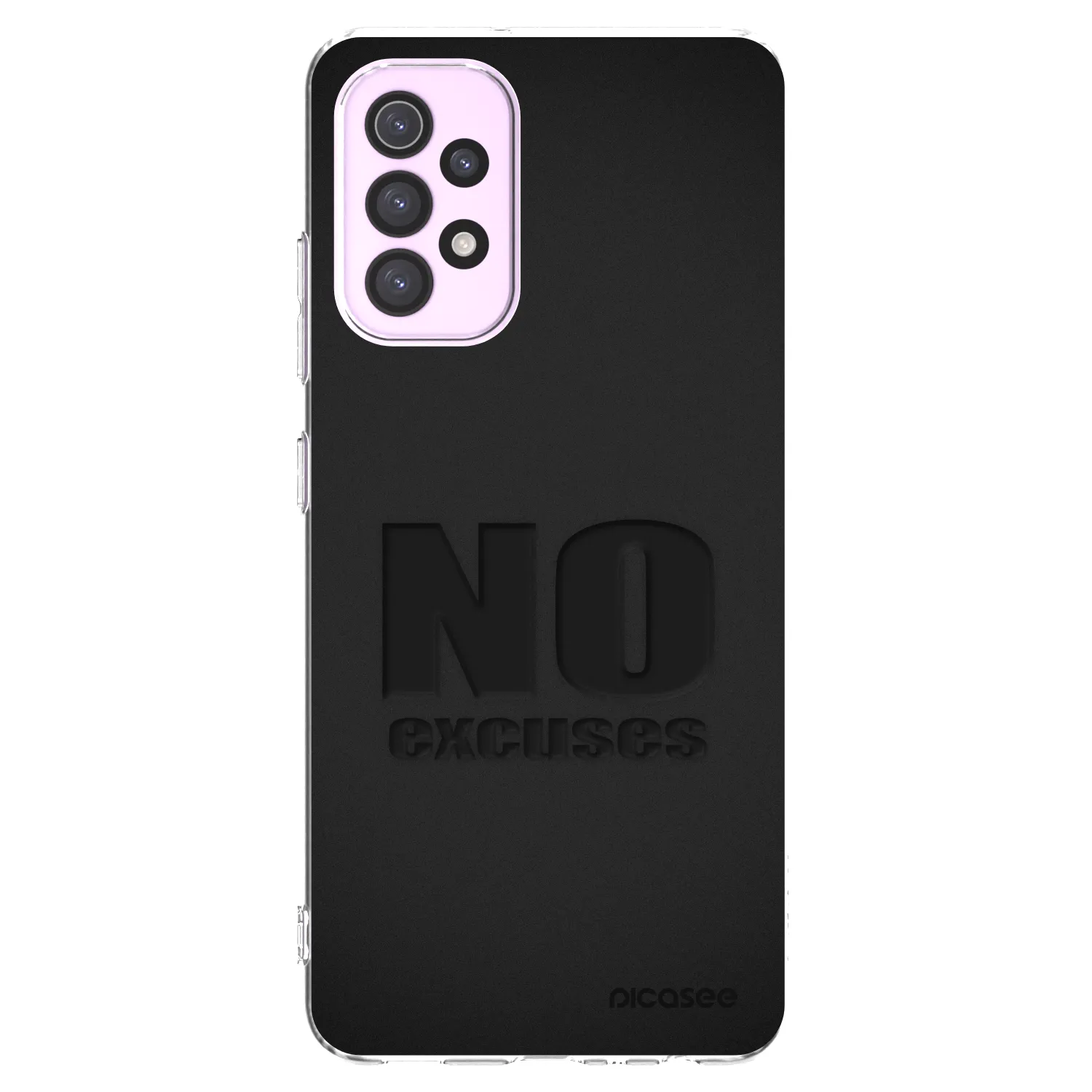 Picasee átlátszó szilikon tok az alábbi mobiltelefonokra Samsung Galaxy A32 5G A326B - No Excuses