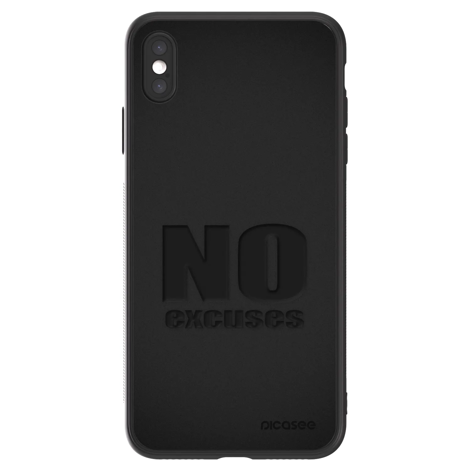 Picasee ULTIMATE CASE Apple iPhone XS Max - készülékre - No Excuses